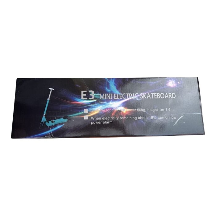 E3-Mini Electric Skateboard Black colour - Image 1