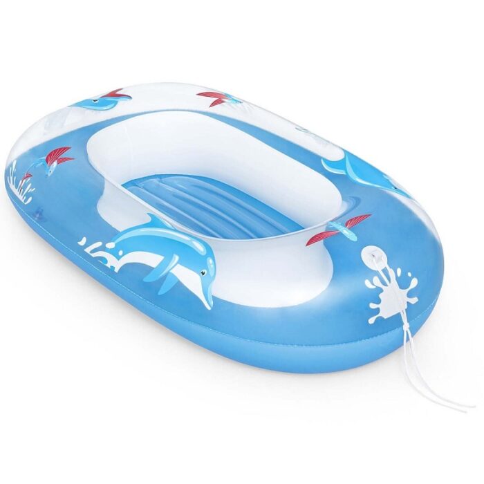 BOAT-BLUE Βαρκούλα Θαλασσί Bestway 102x69cm - Image 1