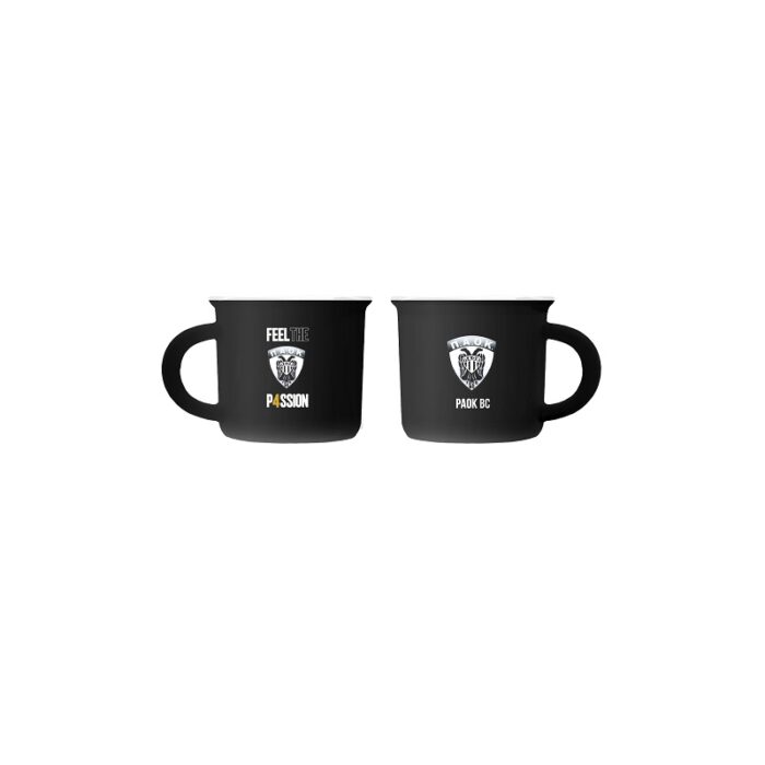 ESPRESSO-PAOK Κούπα espresso - ΠΑΟΚ Μπάσκετ 2 / μαύρη - Image 1