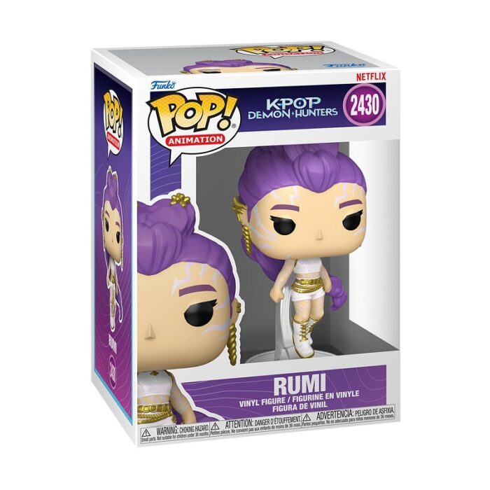 Funko Pop! Animation: K-Pop Demon Hunters - Rumi (Glows in The Dark*) #2430 Vinyl Figure - Image 2