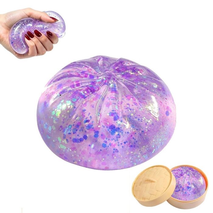 Premium Squeezy Dumpling Glitter– slow rising - Image 2