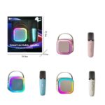 Ηχείο Bluetooth Karaoke & Μικρόφωνο Ροζ