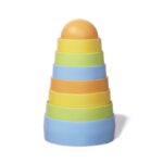 Green Toys Παιχνίδι Στοίβαξης Πυραμίδα Κυλίνδρων για 6+ Μηνών