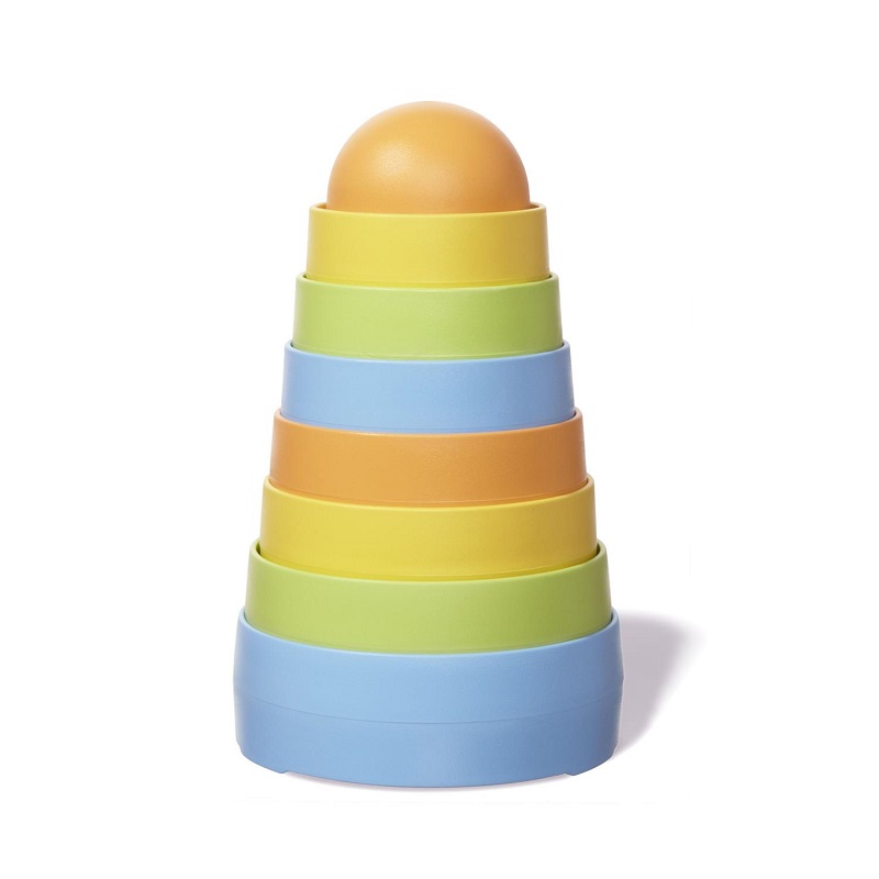 KYPELLO Green Toys Παιχνίδι Στοίβαξης Πυραμίδα Κυλίνδρων για 6+ Μηνών - Image 1