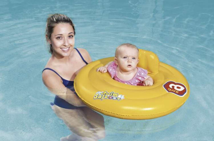 Bestway Βρεφικό Σωσίβιο Swimtrainer με Διάμετρο 69εκ. για 6 έως 12 Μηνών Κίτρινο - Image 2
