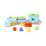 Green Toys: Τρενάκι Δραστηριοτήτων με Κύπελλα & Σχήματα