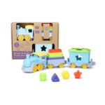 Green Toys: Τρενάκι Δραστηριοτήτων με Κύπελλα & Σχήματα - Image 2