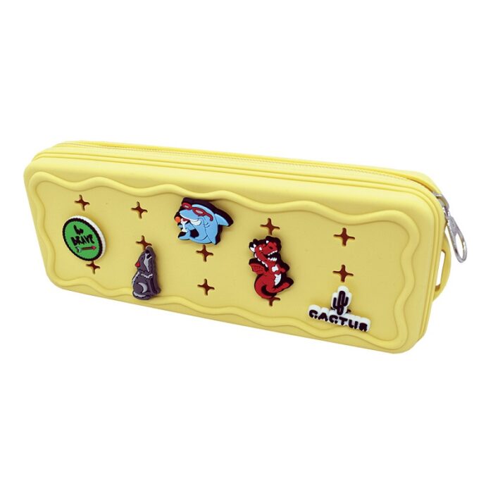 CROQZIP κασετίνες με διακοσμητικά pins - Image 3
