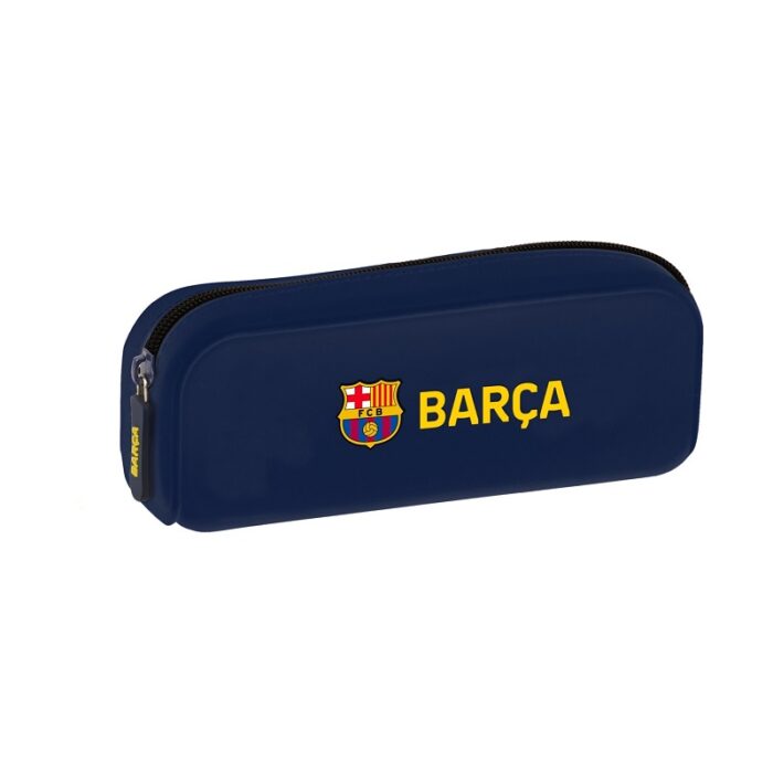 KASETINA-BARCA-SILICONE Safta: F.C.Barcelona - Silicone Square Pencil Case - Image 1