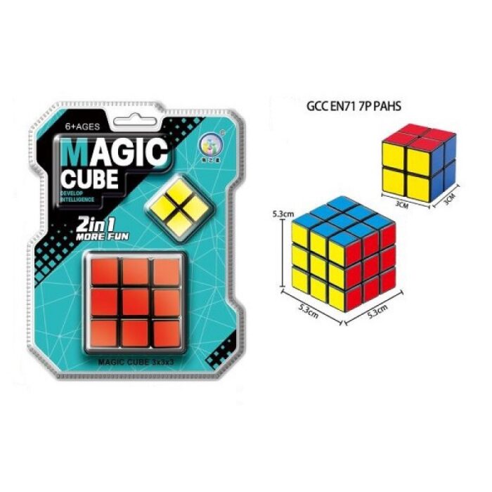 Σετ Μαγικών Κύβων 3x3 Και 2x2 - Image 1