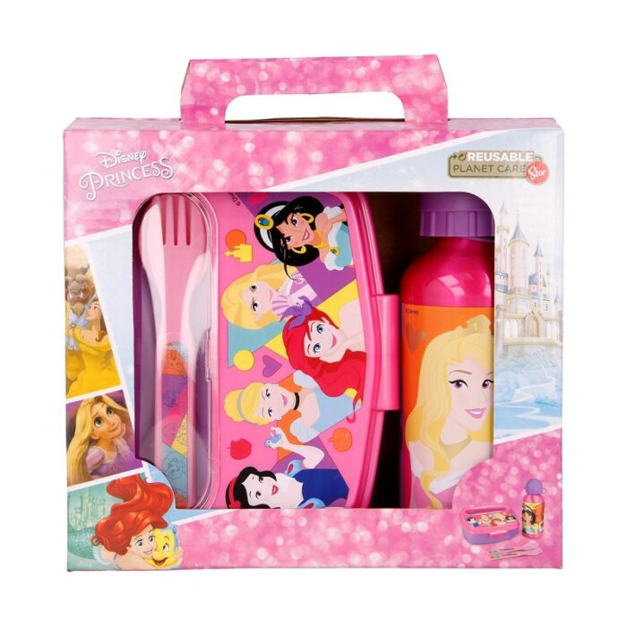 Stor: Disney Princess: Bright & Bold - 4 Pcs Urban Back to School Set In Gift Box - Image 2