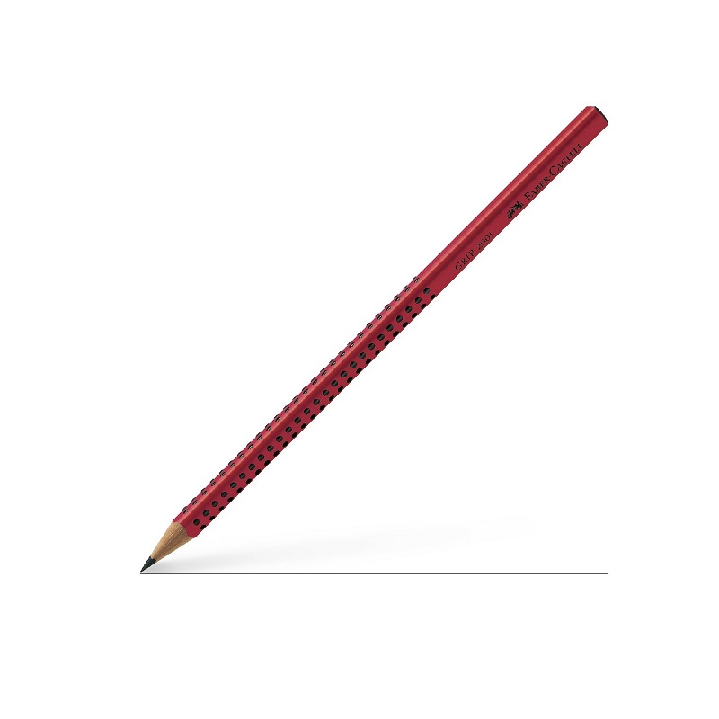 pencil-faber-red Μολύβι Faber-Castell Grip 2001 B Κόκκινο - Image 1