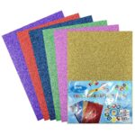 EVA σετ 10 Φύλλα σε 10 Χρώματα glitter