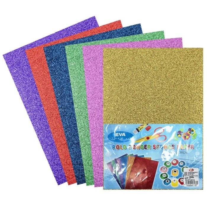 EVA σετ 10 Φύλλα σε 10 Χρώματα glitter - Image 1