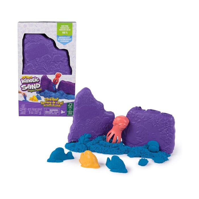 Spin Master Kinetic Sand: The One & Only Project Planet - Coral Reef - Image 2