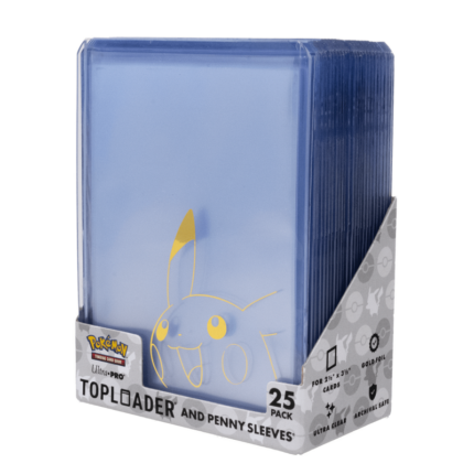Pikachu Toploader and Penny Sleeves Combo Pack 25ct