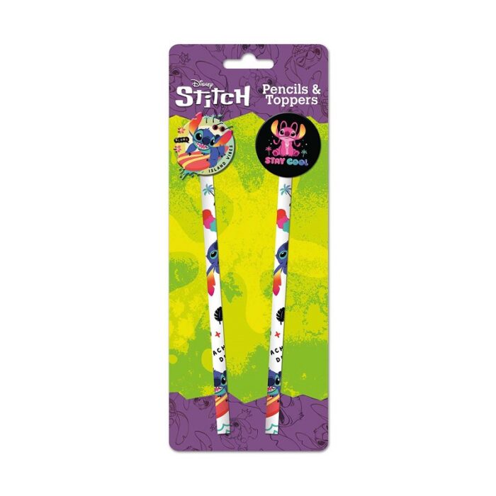 STITCH-PENCILS Pyramid Disney: Stitch - Pencils And Toppers 2 Pcs - Image 1