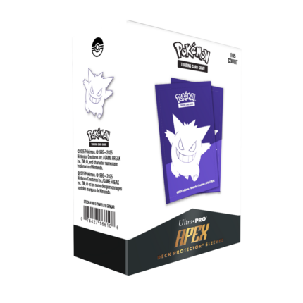 Elite Gengar 105ct Apex Deck Protector Sleeves for Pokémon