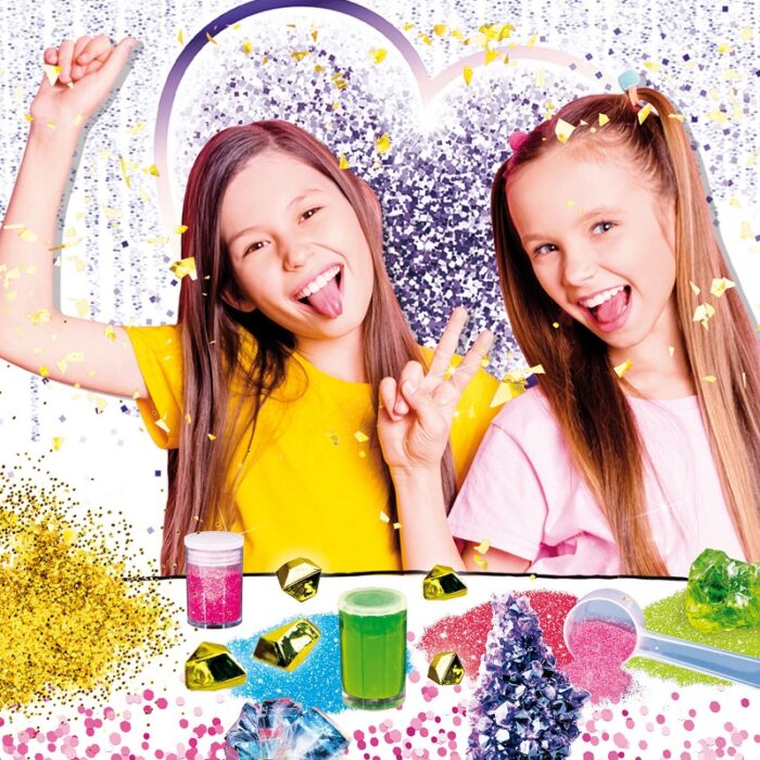 Η Μαγεία του Glitter Lisciani - Εκπαιδευτικό Σετ με Κρυστάλλους & Λαμπερά Πειράματα - Image 3
