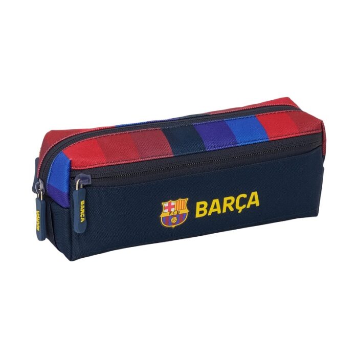 Safta: F.C.Barcelona - Triple Pencil Case W/22 Cm Elastic Band - Image 1