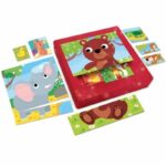 Carotina Baby – 9 Προοδευτικά Παζλ Πυραμίδα Μωρά Ζώα | Lisciani | 1-4 Ετών - Image 2